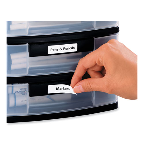 Picture of Removable Multi-Use Labels, Inkjet/Laser Printers, 0.5 x 1.75, White, 80/Sheet, 25 Sheets/Pack