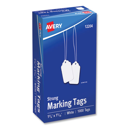 Picture of Medium-Weight White Marking Tags, 1.75 x 1.09, 1,000/Box