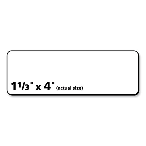 Picture of Labels, Laser Printers, 1.33 x 4, White, 14/Sheet, 100 Sheets/Box