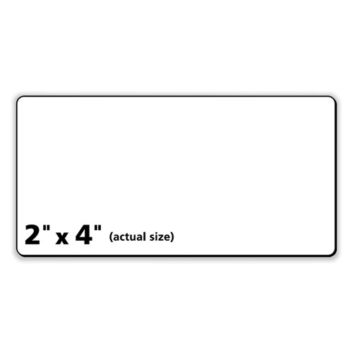 Picture of Labels, Laser Printers, 2 x 4, White, 10/Sheet, 100 Sheets/Box