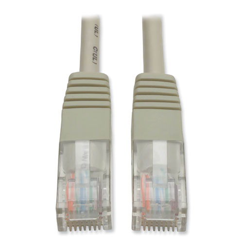 Picture of CAT5e 350 MHz Molded Patch Cable, 25 ft, Gray