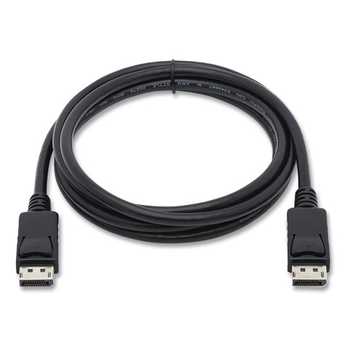 Picture of DisplayPort Cable with Latches (M/M), 6 ft, Black