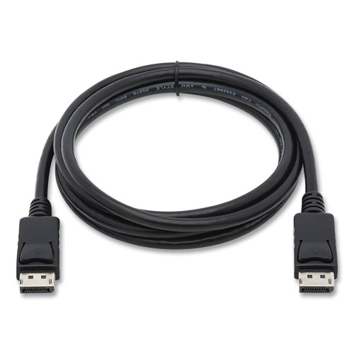 Picture of DisplayPort to DisplayPort Cable 4K with Latches, 10 ft, Black