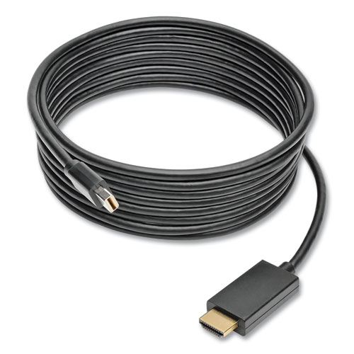 Picture of Mini DisplayPort/Thunderbolt to HDMI Cable Adapter, 6 ft, Black