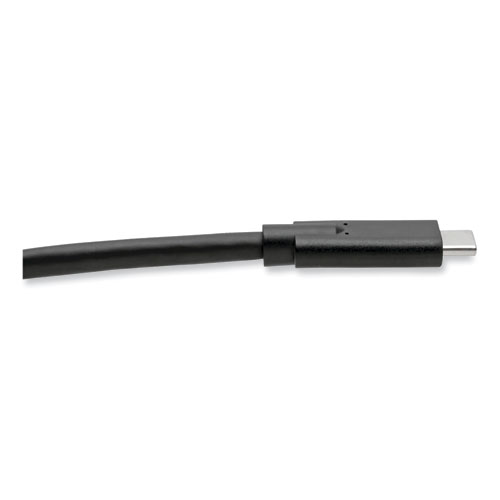 Picture of USB 3.1 Gen 1 (5 Gbps) Cable, USB Type-C (USB-C) to USB Type-C (M/M), 5 A, 6 ft, Black