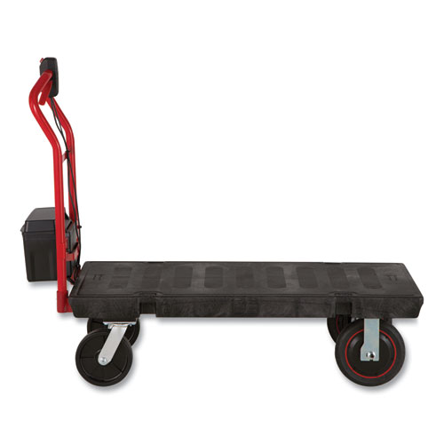 Picture of Motorized Kit for 24" x 48" Platform Trucks, Medium, DC Motor, 60 V Lithium-Ion Battery, 0.5 mph to 3 mph, Black/Red