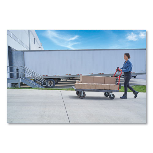 Picture of Motorized Kit for 30" x 60" Platform Trucks, Large, DC Motor, 60 V Lithium-Ion Battery, 0.5 mph to 3 mph, Black/Red