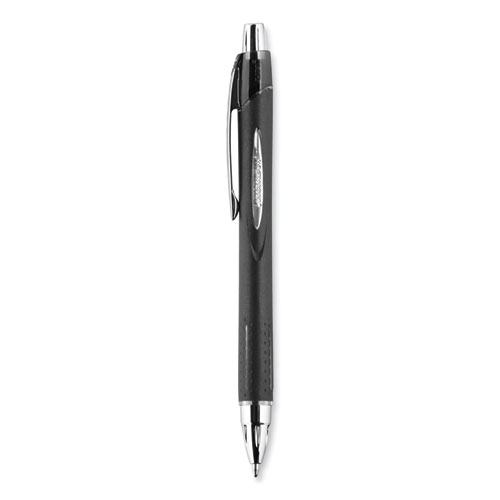 Picture of Jetstream Retractable Hybrid Gel Pen, Bold 1 mm, Black Ink, Black/Silver Barrel