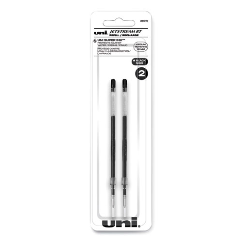 Picture of Refill for JetStream RT Pens, Bold Conical Tip, Black Ink, 2/Pack