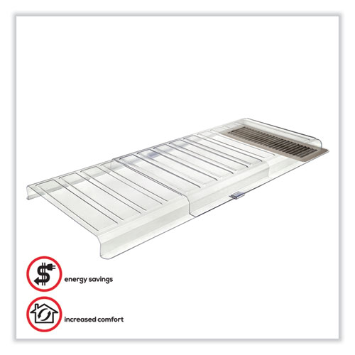 Picture of Under Furniture Air Deflector, 11 x 20 x 1.25, Clear