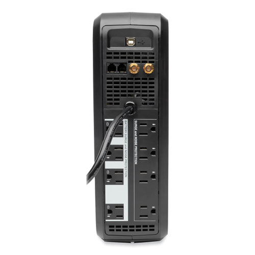 Picture of SmartPro LCD Line-Interactive UPS AVR Tower, 8 Outlets, 1,000 VA, 1,038 J