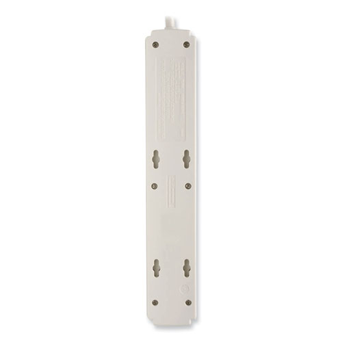 Picture of Protect It! Surge Protector, 6 AC Outlets, 6 ft Cord, 790 J, Gray