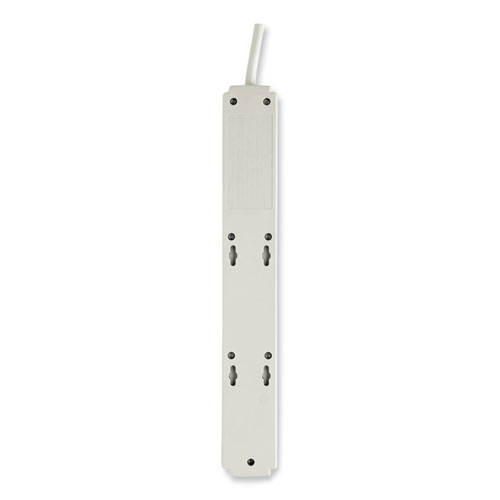 Picture of Protect It! Surge Protector, 6 AC Outlets/2 USB Ports, 6 ft Cord, 990 J, Cool Gray