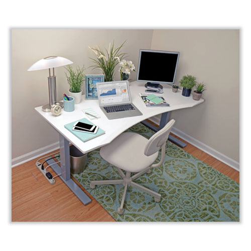 Picture of Protect It! Surge Protector, 6 AC Outlets/2 USB Ports, 6 ft Cord, 990 J, Cool Gray