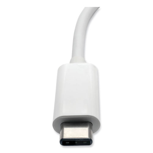 Picture of USB 3.1 Gen 1 USB-C to HDMI 4K Adapter, USB-A/USB-C PD Charging Ports, 3", White