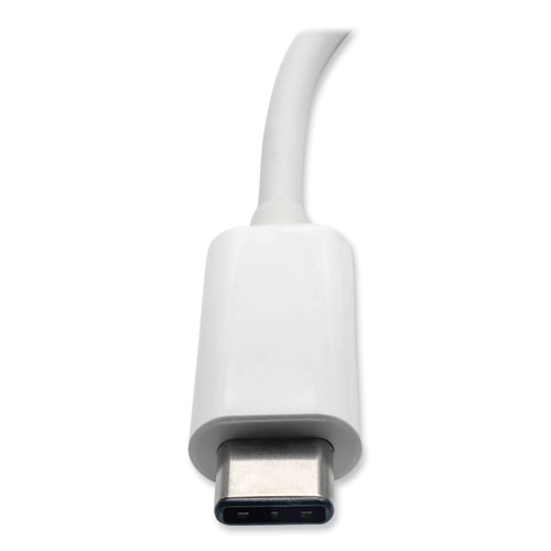 Picture of USB 3.1 Gen 1 USB-C to HDMI Adapter, USB-A/USB-C PD Charging/Gigabit Ethernet, 3", White