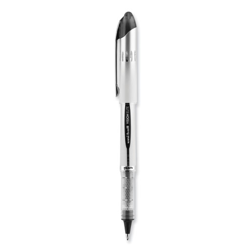 Picture of VISION ELITE Hybrid Gel Pen, Stick, Bold 0.8 mm, Black Ink, White/Black/Clear Barrel