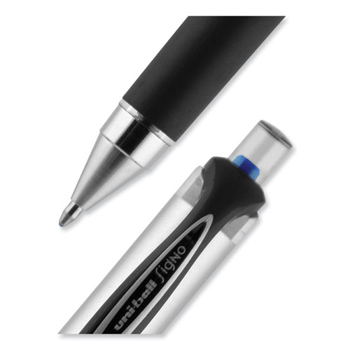 Picture of 207 Impact Gel Pen, Retractable, Bold 1 mm, Blue Ink, Black/Blue Barrel