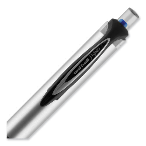 Picture of 207 Impact Gel Pen, Retractable, Bold 1 mm, Blue Ink, Black/Blue Barrel