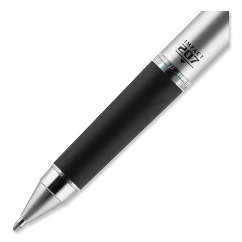 Picture of 207 Impact Gel Pen, Retractable, Bold 1 mm, Blue Ink, Black/Blue Barrel