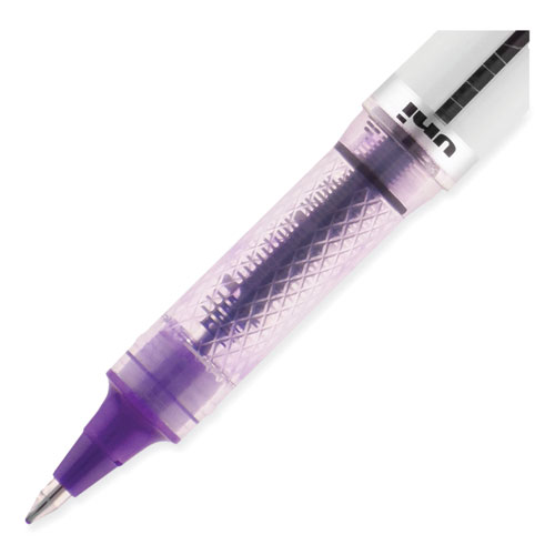 Picture of VISION ELITE Hybrid Gel Pen, Stick, Bold 0.8 mm, Violet Ink, White/Violet/Clear Barrel