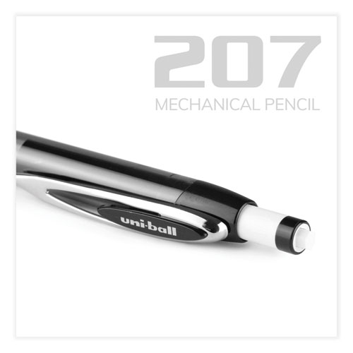 Picture of 207 Mechanical Pencil, 0.7 mm, HB (#2), Black Lead, Black Barrel, Dozen