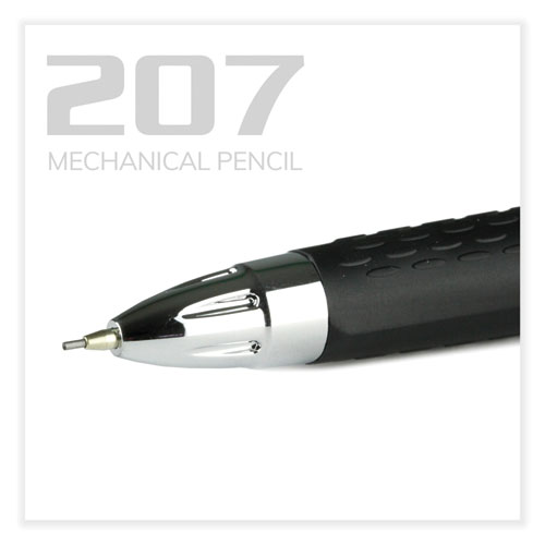 Picture of 207 Mechanical Pencil, 0.7 mm, HB (#2), Black Lead, Black Barrel, Dozen