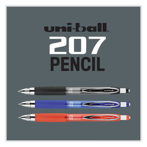 Picture of 207 Mechanical Pencil, 0.7 mm, HB (#2), Black Lead, Black Barrel, Dozen