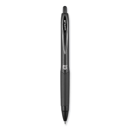 Picture of 207 Plus+ Gel Pen, Retractable, Medium 0.7 mm, Black Ink, Black Barrel, 36/Pack