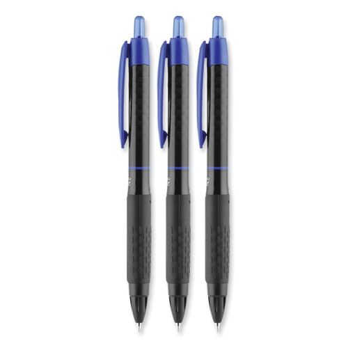 Picture of 307 Gel Pen, Retractable, Medium 0.7 mm, Blue Ink, Blue Barrel, 3/Pack