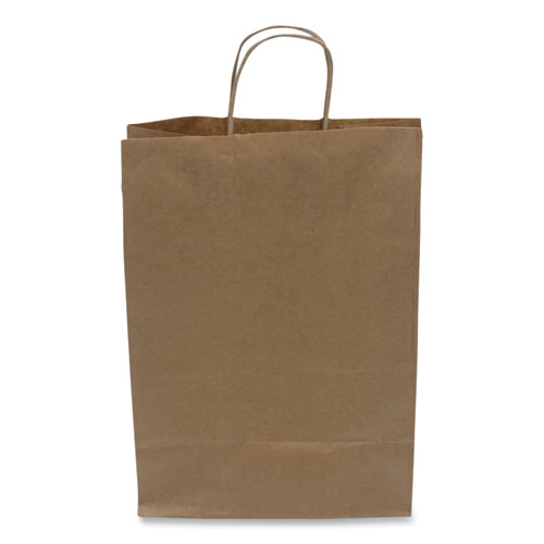 Picture of Kraft Paper Bags, 10" x 6" x 13", Kraft, 250/Carton