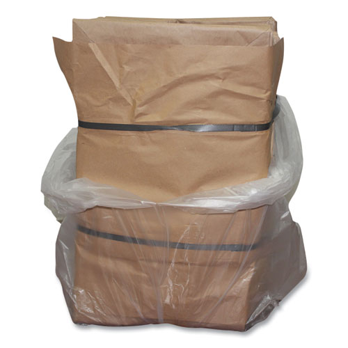 Picture of Kraft Paper Bags, Natural Kraft Flat Handles, 13" x 7" x 17", Natural, 250/Carton