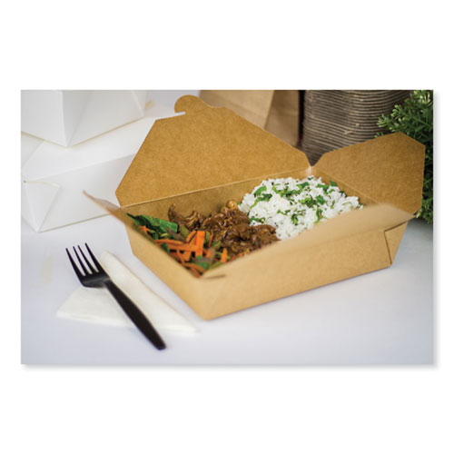 Picture of Reclosable Kraft Take-Out Box, 54 oz, Paper, 200/Carton