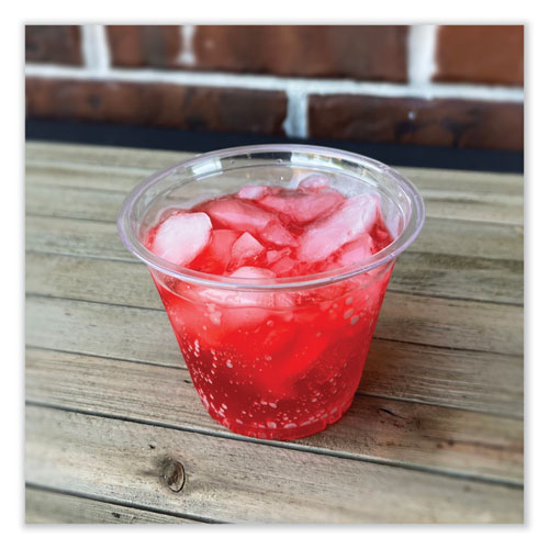 Picture of Clear Plastic Cold Cups, Squat, 9 oz, PET, 1,000/ Carton