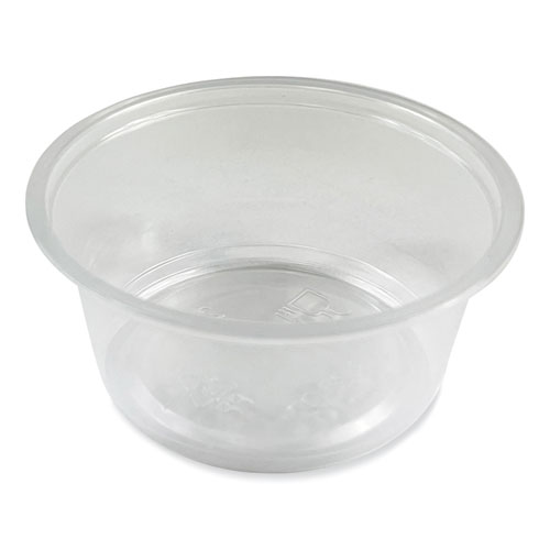 Picture of Souffle/Portion Cups, 3.25 oz, Polypropylene, Translucent, 2,500/Carton