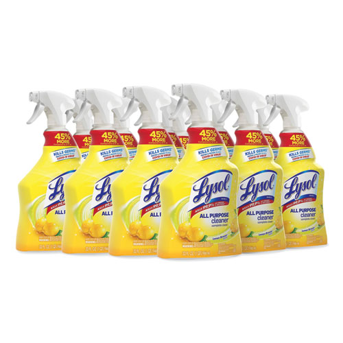Picture of Ready-to-Use All-Purpose Cleaner, Lemon Breeze, 32 oz Spray Bottle, 12/Carton