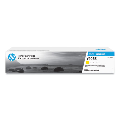 Picture of SU466A (CLT-Y406S) Toner, 1,000 Page-Yield, Yellow