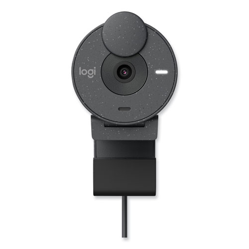 Picture of Brio 305 Web Camera, 1920 pixels x 1080 pixels, 2 Mpixels, Graphite