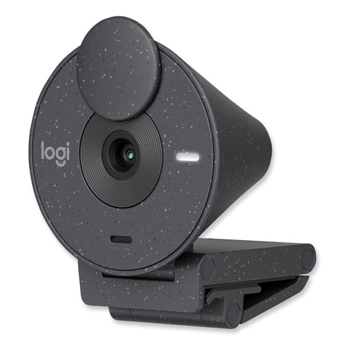 Picture of Brio 305 Web Camera, 1920 pixels x 1080 pixels, 2 Mpixels, Graphite