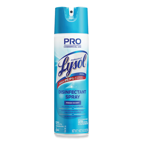Picture of Disinfectant Spray, Fresh, 19 oz Aerosol Spray