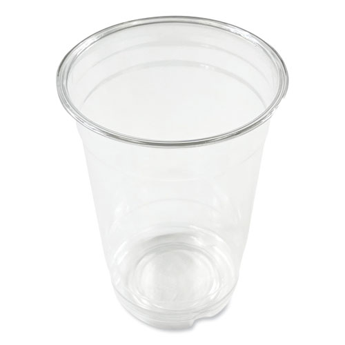 Picture of Clear Plastic PET Cups, 14 oz, 50/Bag, 20 Bags/Carton