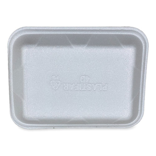 Picture of Meat Trays, #4D, 9.47 x 7.12 x 1.32, White, 500/Carton