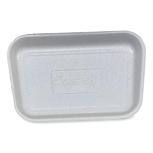 Picture of Meat Trays, #2S, 8.5 x 6 x 0.7, White, 500/Carton