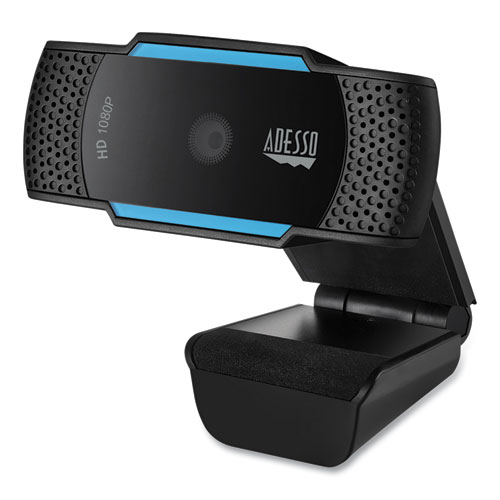 Picture of CyberTrack H5 1080P HD USB AutoFocus Webcam with Microphone, 1920 Pixels x 1080 Pixels, 2.1 Mpixels, Black