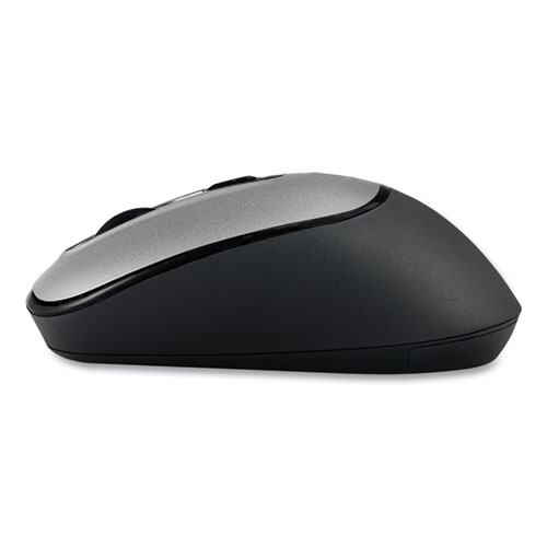 Picture of iMouse A10 Antimicrobial Wireless Mouse, 2.4 GHz Frequency/30 ft Wireless Range, Left/Right Hand Use, Black/Silver