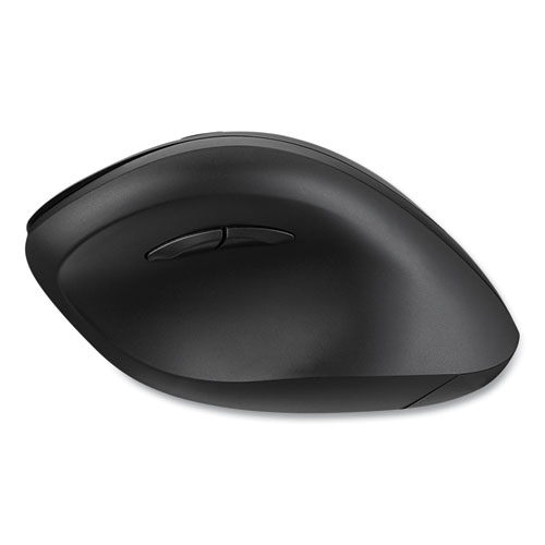 Picture of iMouse A20 Antimicrobial Vertical Wireless Mouse, 2.4 GHz Frequency/33 ft Wireless Range, Right Hand Use, Black/Granite