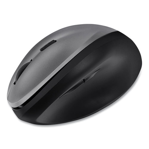 Picture of iMouse A20 Antimicrobial Vertical Wireless Mouse, 2.4 GHz Frequency/33 ft Wireless Range, Right Hand Use, Black/Granite