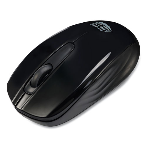 Picture of iMouse S50 Wireless Mini Mouse, 2.4 GHz Frequency/33 ft Wireless Range, Left/Right Hand Use, Black