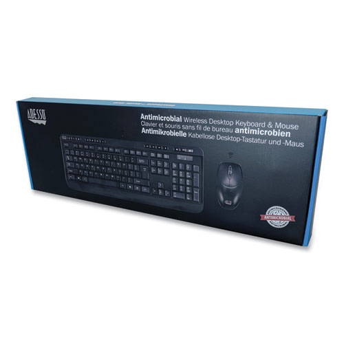 Wkb-1320cb+Antimicrobial+Wireless+Desktop+Keyboard+And+Mouse%2C+2.4+Ghz+Frequency%2F30+Ft+Wireless+Range%2C+Black