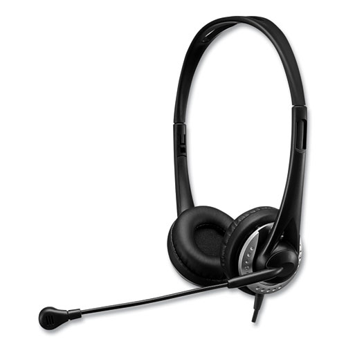 Picture of Xtream P2 Binaural Over The Head Headset with Microphone, Black